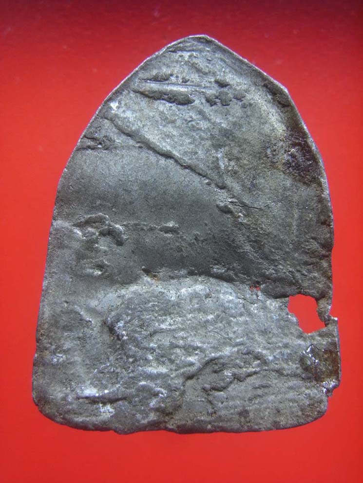 พระกรุวัดเพชร พิมพ์ซุ้มนาคปรก เนื้อชินเงิน จ.สระบุรี