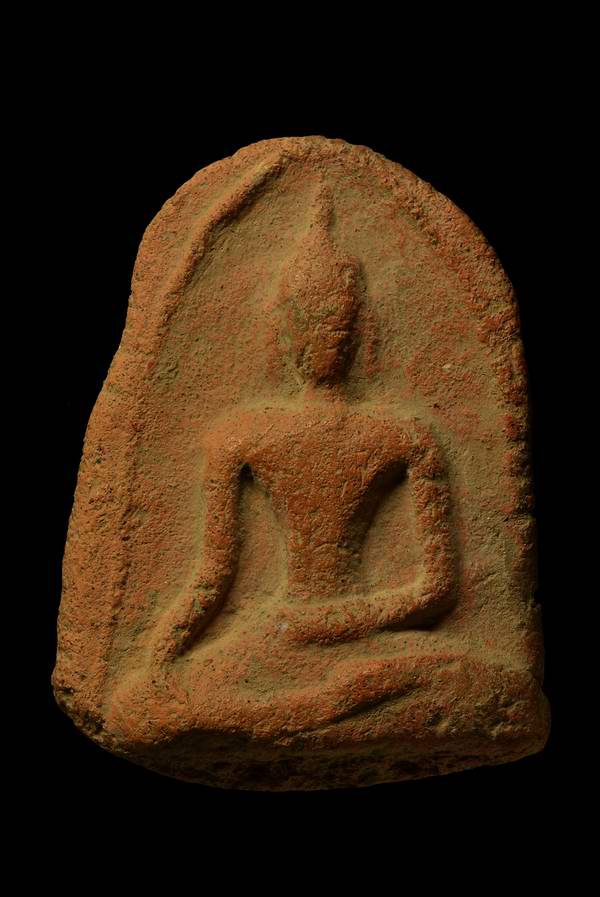 พร้อมใบCERTIFICATE....พระขุนไกร กรุวัดพระรูป เนื้อดิน สุพรรณ.....เหมือนเพิ่งขึ้นจากกรุเลย