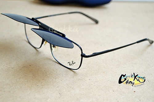  กรอบแว่น Ray Ban คลิปออน กรอบสีดำ