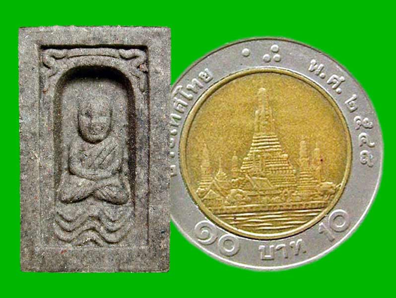พระผงหลวงปู่ทวด รุ่นปาฎิหาริย์ EOD พิมพ์กลักไม้ขีดเล็ก (แจกทานในพิธี)... เคาะเดียวแดง