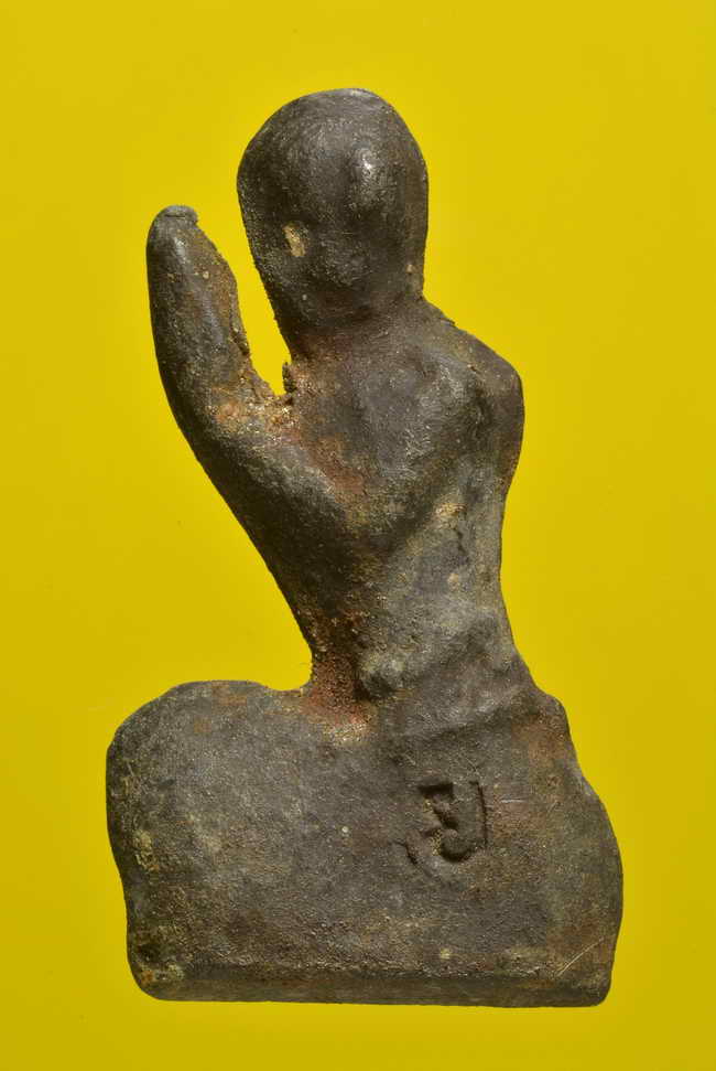 พระหายากสมุทรปราการ.....หลวงพ่อจ๋องหรือพระสังฆวานร(โมคคัลลาสารีบุตร) วัดนอก เนื้อชินสนิมแดง สมุทรปรา