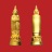 รูปหล่อ ชุบทอง หลวงพ่อโต วัดอินทรวิหาร ปี 2541 พร้อมกล่อง สูงประมาณ 3cm. สภาพสวยมาก