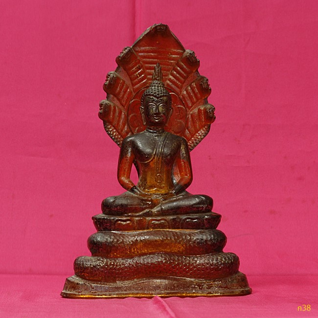 พระบูชาปางนาคปรก เนื้อแก้ว 2 ถอด...../444