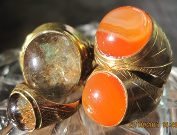 แหวนทองเหลืองแก้ววิทรู แก้วปวกเขียว แก้วปวกแดง