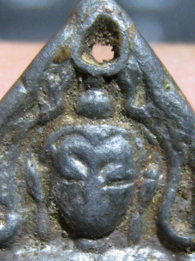 พระพุทธชินราชหลวงพ่อโม ปี2457 เนื้อชินตะกั่ว วัดสามจีน กรุงเทพฯ พิมพ์บาง สภาพพอใช้