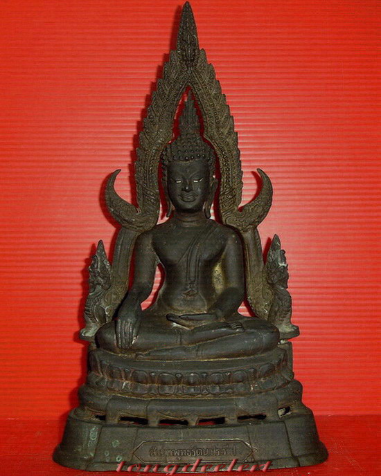 พระพุทธชินราชบูชา สำนักพุทธรัตนประทีป เนื้อทองผสม ตามุก หล่อดินไทย สวยมากค่ะ