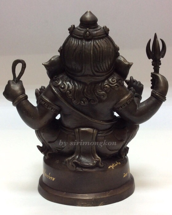 พระพิฆเนศ ปางนั่งบรมครู รุ่นครบรอบ100 ปี กรมศิลปากร ขนาดบูชา หน้าตัก 4 นิ้วครึ่ง No.3576