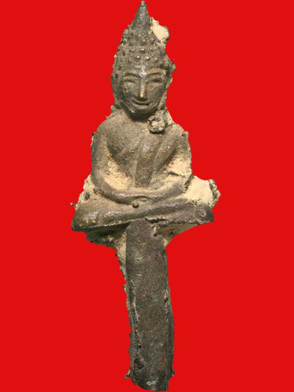 พระยอดธงหล่อโบราณ ปี12 หลวงพ่อไสว วัดปรีดาราม