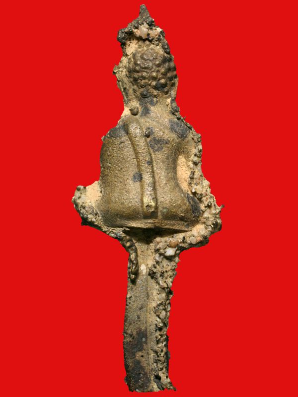 พระยอดธงหล่อโบราณ ปี12 หลวงพ่อไสว วัดปรีดาราม