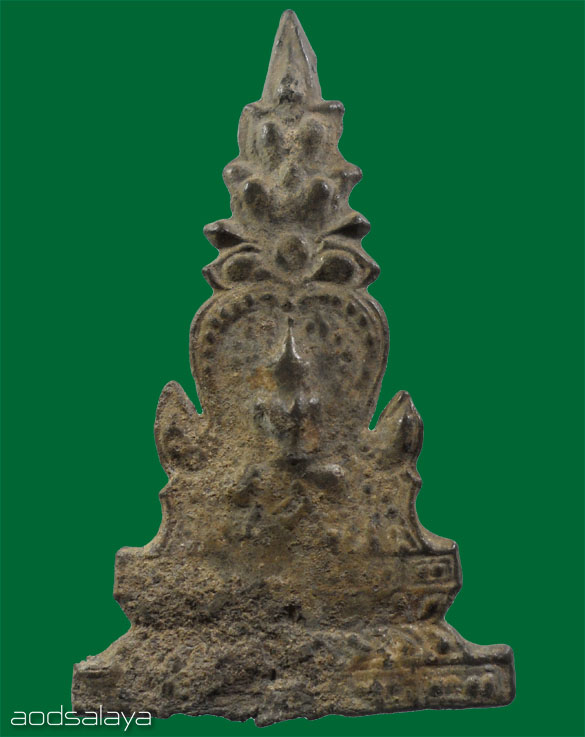 พระพิมพ์ซุ้มเสมาทิศใหญ่(ซุ้มจิก) กรุวัดราชบูรณะ อยุธยา เนื้อชิน