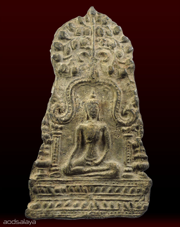 พระซุ้มปรกโพธิ์ กรุวัดราษฯ เนื้อชิน