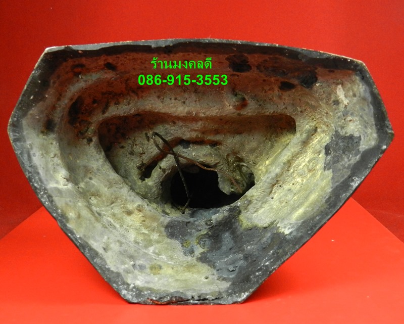 หลวงพ่อทันใจ บูชา 5 นิ้ว วัดพระธาตุดอยคำ จ.เชียงใหม่ ปี56  รุ่นรวยเงินล้าน  เนื้อทองเหลืองรมดำ No.11