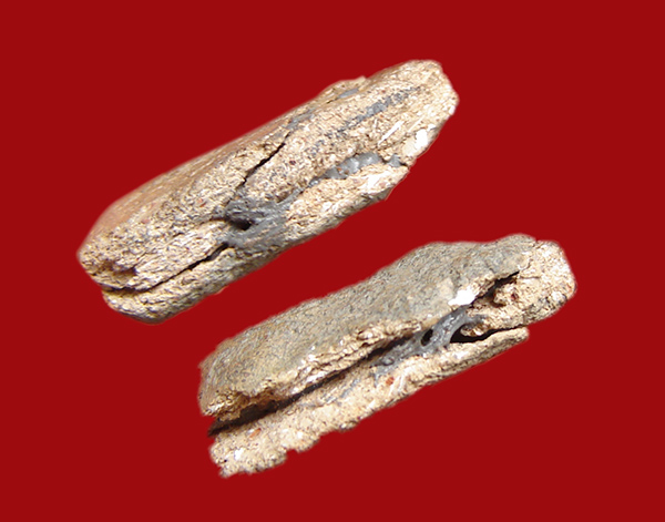 พระขุนแผนพลายคู่ตัดเดี่ยว กรุบ้านกร่าง พิมพ์หน้ามงคล จ.สุพรรณบุรี