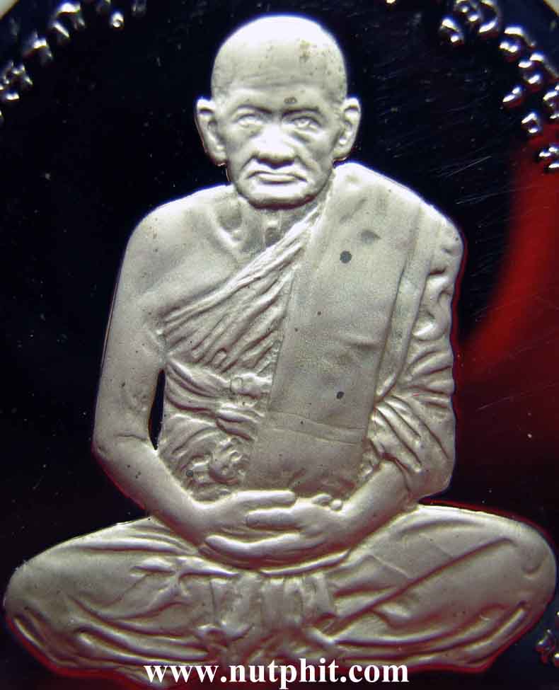 หลวงพ่อเงิน วัดบางคลาน หลัง กรมหลวงชุมพรฯเนื้อเงินแท้*139