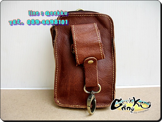  กระเป๋าหนังแท้ เอาไว้ร้อยหูเข็มขัดใส่เหน็บเอวค่ะ