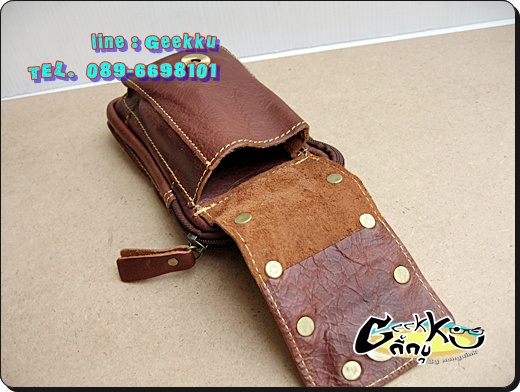  กระเป๋าหนังแท้ เอาไว้ร้อยหูเข็มขัดใส่เหน็บเอวค่ะ