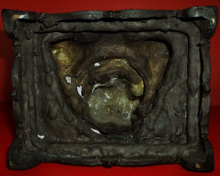 รูปหล่อบูชาหลวงพ่ออุตตมะ วัดวังก์วิเวการาม จ.กาญจนบุรี ที่ระลึกอายุครบ 7 รอบ สวยมากค่ะ