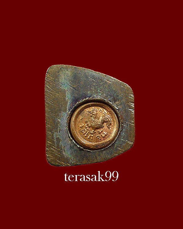 รูปหล่อบรรจุกริ่ง สมเด็จโตฯ ออกวัดไก่จ้น จ.อยุธยา ปี2517 เนื้อนวะโลหะ พร้อมกล่องเดิม สวยๆ