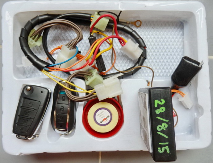 กันขโมยรถมอเตอร์ไซด์ ตระกูล CBR ทุกรุ่น กุญแจพับได้ + ใช้แทนกุญแจเดิมได้ (สายไฟสำเร็จรูป ตรงรุ่น ไม่