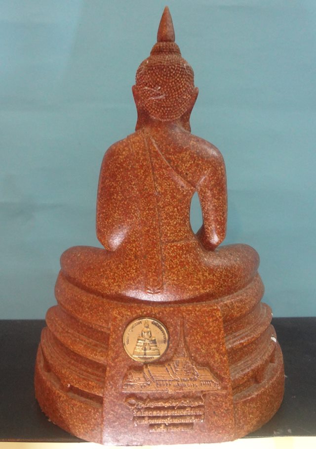 : หลวงพ่อโสธรเนื้อกระเบื้องหลังคาโบสถ์ ปี 2538 หน้าตัก 5 นิ้ว