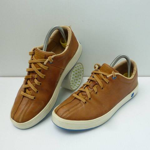 "เคาะเดียว" รองเท้ามือสอง K-SWISS เบอร์ 41 เป็นหนังสีน้ำตาล แท้ ซื้อมาใส่ไม่ได้ เปิดต่ำกว่าทุน