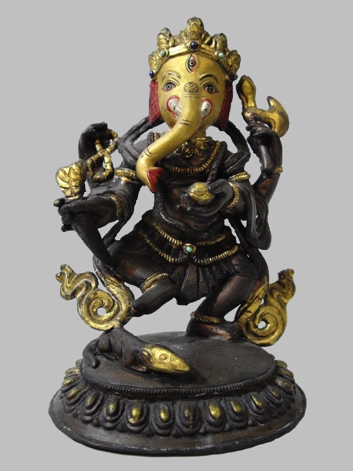 พระพิฆเนศ เปียกทอง เทวรูปบูชา ศิลปะชั้นสูงของเนปาล