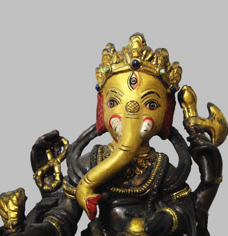 พระพิฆเนศ เปียกทอง เทวรูปบูชา ศิลปะชั้นสูงของเนปาล