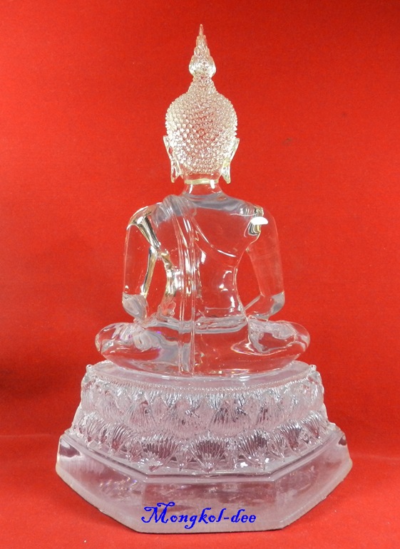 พระแก้วใส หน้าตัก 5 นิ้ว หลวงพ่อฤาษีลิงดำ วัดท่าซุง จ.อุทัยธานี (สภาพสวย)