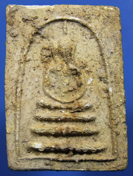 พระสมเด็จหลวงปู่นาค วัดระฆังปี2495 พิมพ์ใหญ่ฝังตะกรุดโทน