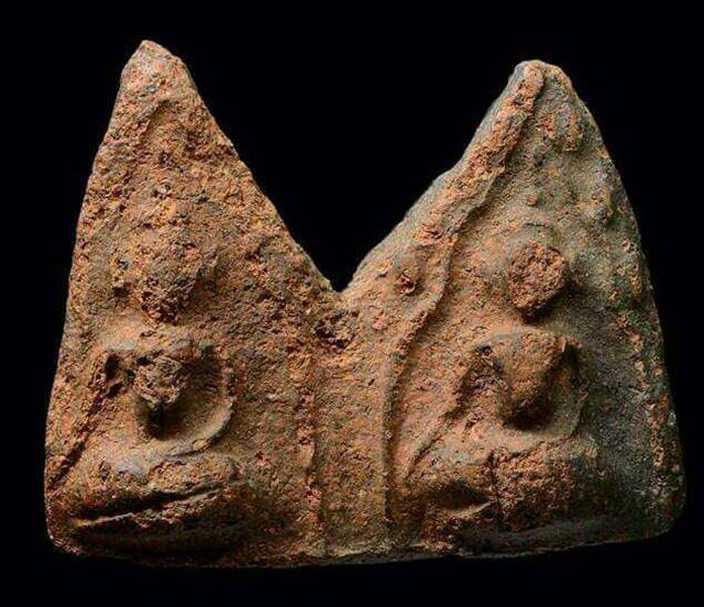 ขุนแผนพลายคู่  กรุบ้านกร่าง พิมพ์หน้ามงคลกลาง