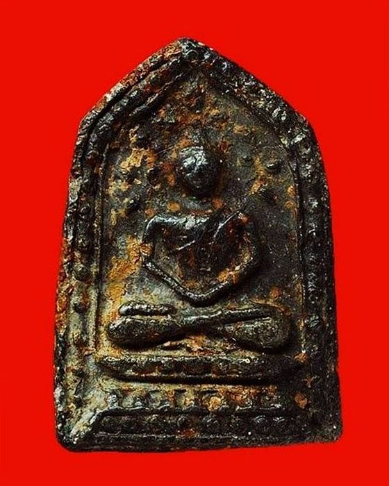 พระกรุวัดท้ายตลาด พิมพ์สมาธิปรกโพธิ์ กทม