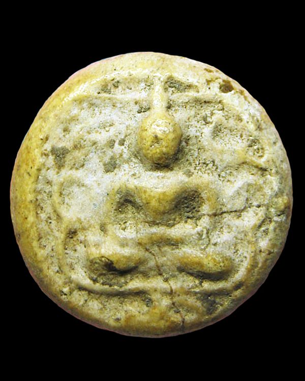 พระกรุวัดคู้สลอด พิมพ์จันทร์ลอย ลงกรุ