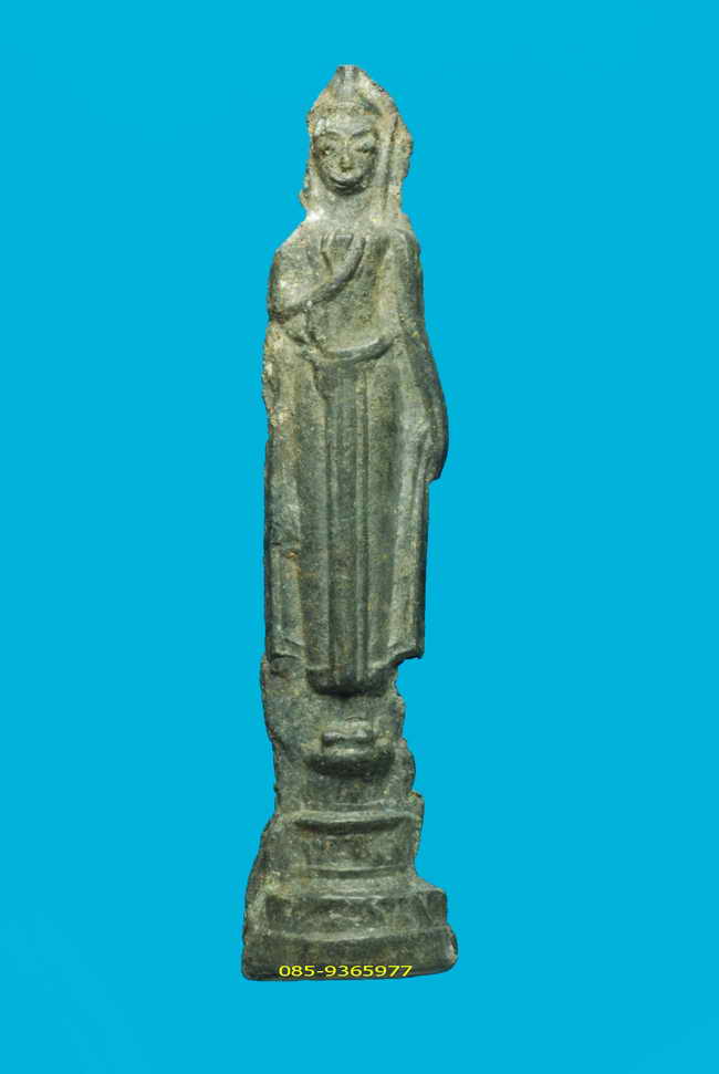 พระยืน กรุวัดเพชร สระบุรี ตะกั่วสนิมแดง