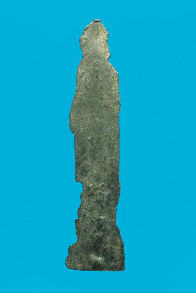 พระยืน กรุวัดเพชร สระบุรี ตะกั่วสนิมแดง