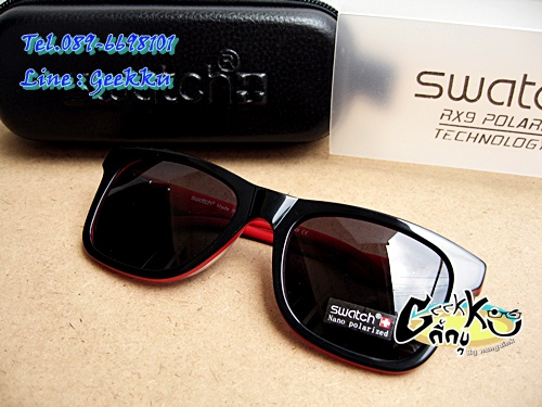 แว่นกันแดด Swatch (SW6159 C-1)  ขาสปริง เทคโนโลยี Nano Polarized