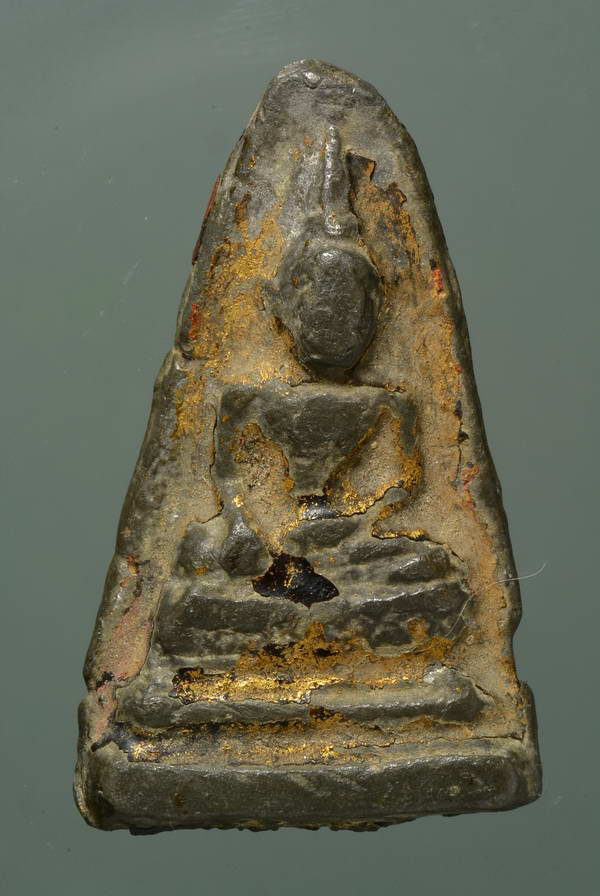 พระสรรค์นั่ง กรุบางประมุง เนื้อชิน ปิดทองเดิมในกรุ อยุธยา