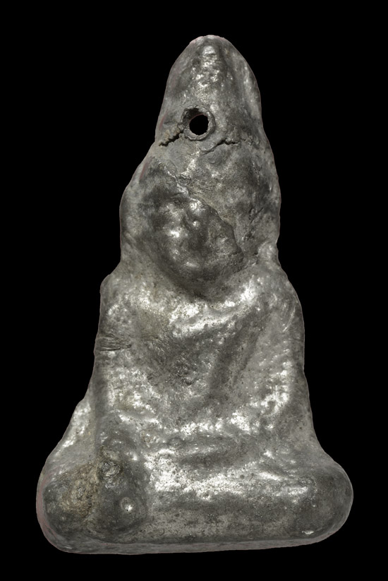 ตะไกรหน้าครุฑ เนื้อชินเงิน อยุธยา ผิวปรอทสวยๆ