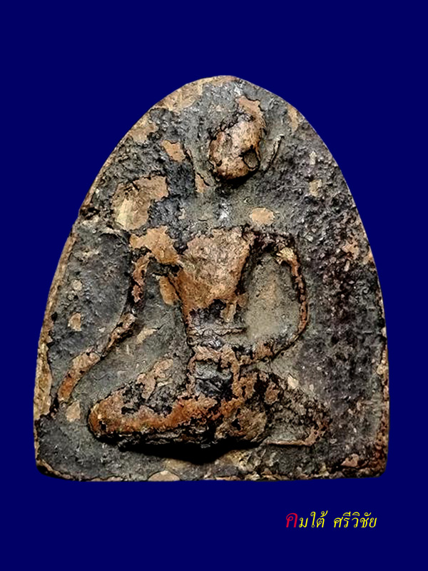 พระแผงสิบชาติตัดเดี่ยว พิมพ์ใหญ่ปางมารวิชัย กรุวัดกระชาย จ.พระนครศรีอยุธยา