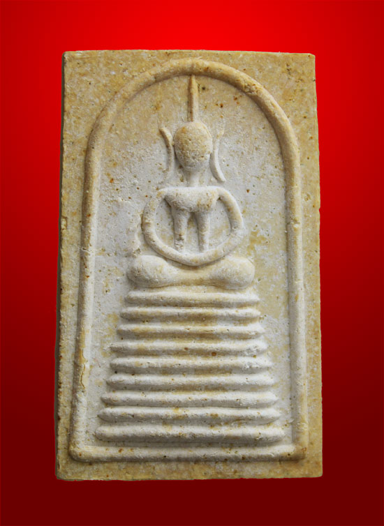 พระสมเด็จหลวงพ่อจง วัดหน้าต่างนอก ออกวัดใหม่หญ้าไทร อยุธยา พร้อมกล่อง สวย สมบูรณ์