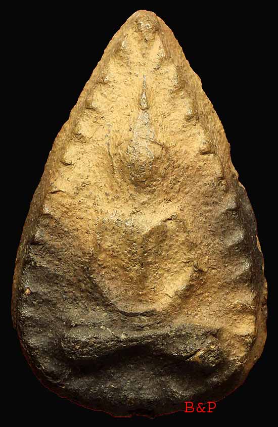 *กลีบบัว ดินเผา กรุเก่า วัดลิงขบ กทม..เนื้อผ่าน..สวย*