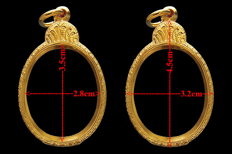 ตลับทองคำ มือ1ใส่ เหรียญรูปไข่ ปรก8รอบ ปรกไตรมาส ห่วงเชื่อม เจริญพร พระเจ้าตาก หลวงปู่ทิม11.49กรัม