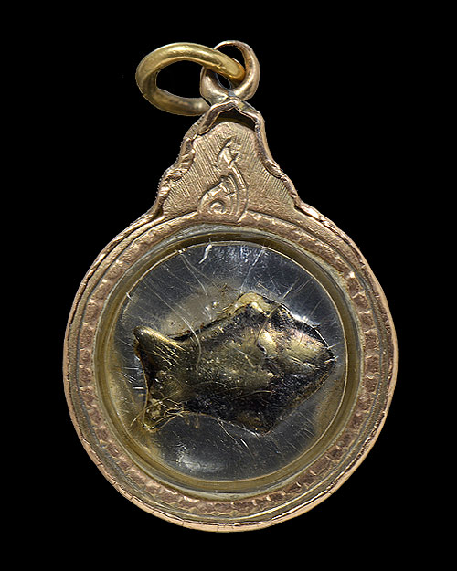 ปลาตะเพียนเงิน ตะเพียนทอง พอกครั่ง หลวงพ่อจง วัดหน้าต่างนอก จ.อยุธยา+เลี่ยมนาคเดิมครับ