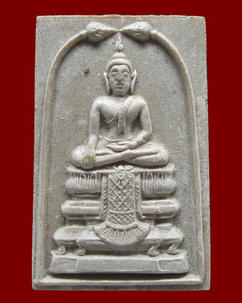 พระพิมพ์สมเด็จเสตังคมุนี วัดเทพธิดา กรุงเทพฯ (หลวงพ่อแดง วัดเขาบันไดอิฐ ปลุกเสกนาน 3 เดือน) ปี ๒๕๑๕