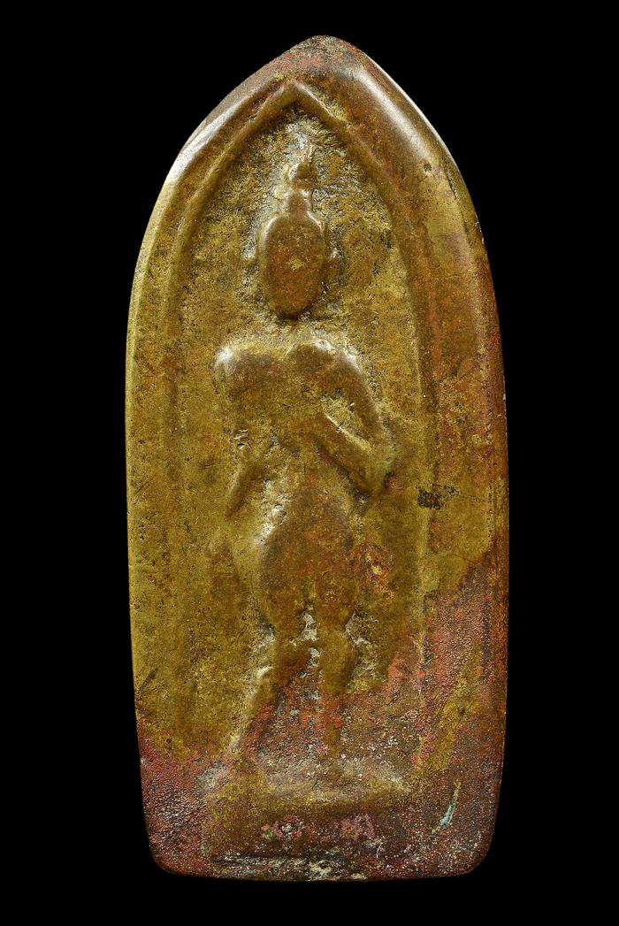 พระหล่อพิมพ์ลีลาสองหน้า หลวงพ่อโบ้ย วัดมะนาว