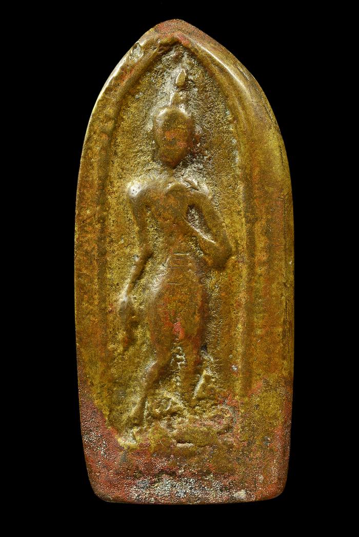 พระหล่อพิมพ์ลีลาสองหน้า หลวงพ่อโบ้ย วัดมะนาว