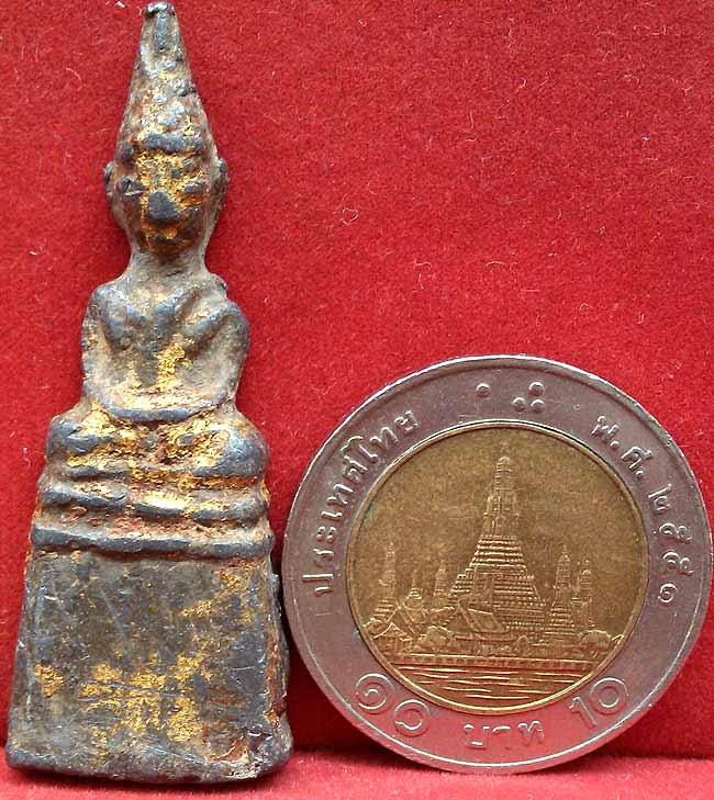 *พระกรุวัดเชียงงา ลพบุรี เนื้อชินตะกั่วสนิมแดง*