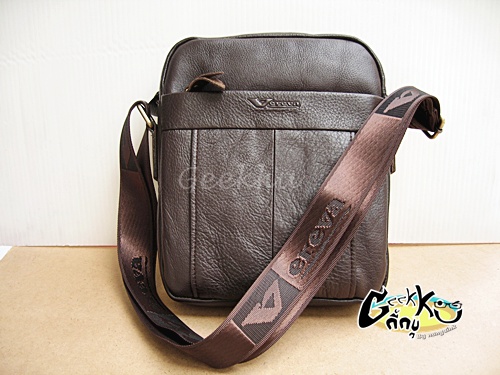 กระเป๋าสะพายหนังแท้ (TT-07) รุ่นซิปหน้า 