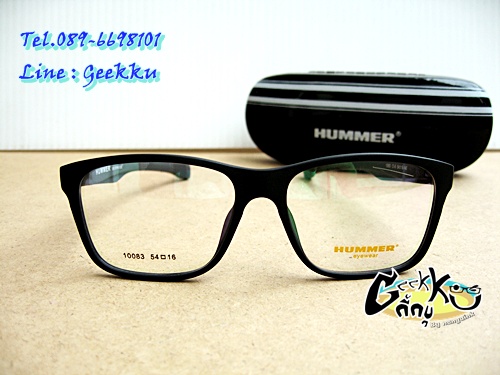 แว่นตา SPORT HUMMER (H-06)  กรอบสีดำ เหมาะสม: สำหรับนักกีฬา หรือ นำไปตัดสายอ่านหนังสือคล้องติดตัวได้