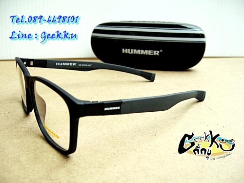 แว่นตา SPORT HUMMER (H-06)  กรอบสีดำ เหมาะสม: สำหรับนักกีฬา หรือ นำไปตัดสายอ่านหนังสือคล้องติดตัวได้