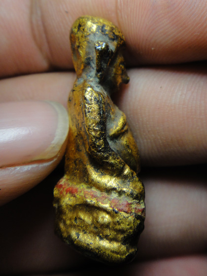 พระสังกัจจายน์ กรุวัดเชิงท่า จ.นนทบุรี ลงรักปิดทองเดิม สภาพพอสวย แท้ดูง่าย ไม่แพงอย่างที่คิด